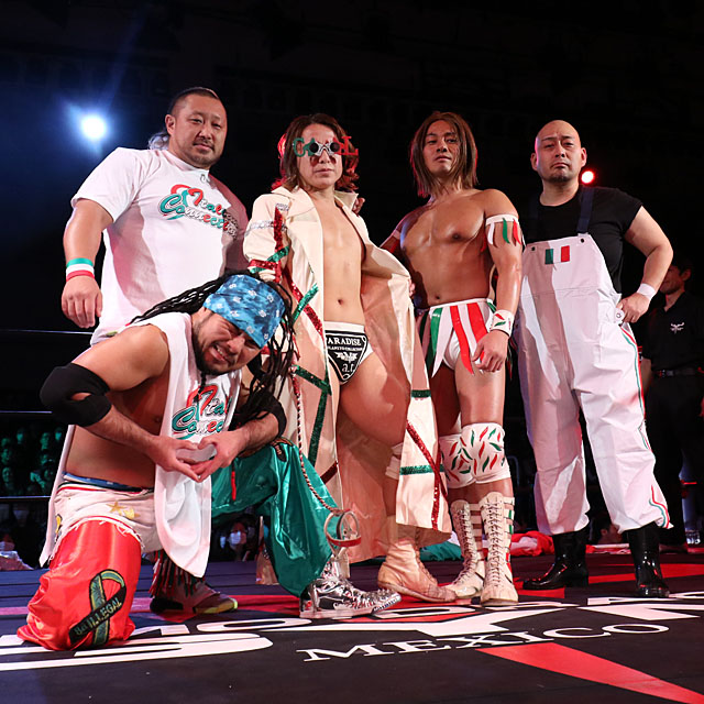 1/31【闘龍門/DRAGON GATE】YOSSINOのカツラ落下で苦戦も…イタリアン・コネクショ…|プロレス格闘技DX