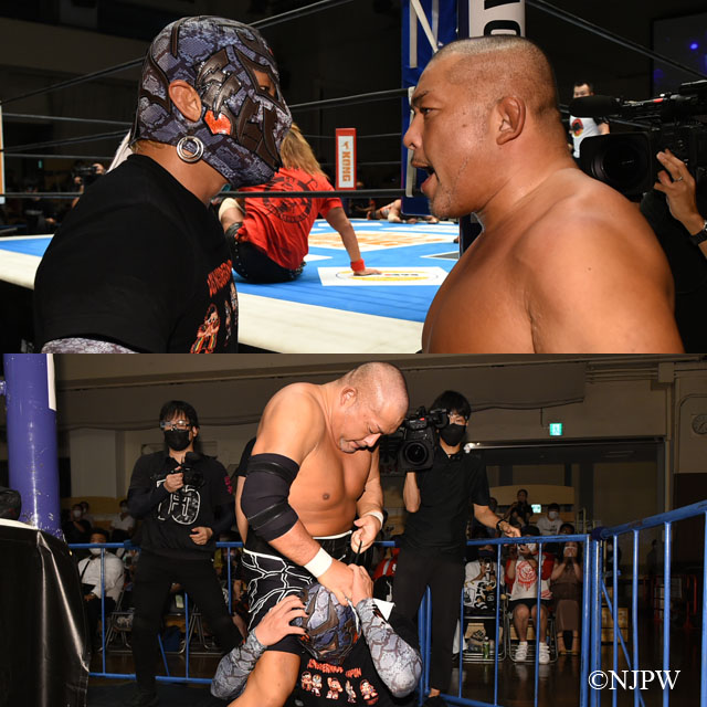 新日本プロレス LIJ BUSHI 試合用マスク Mountain Top製-