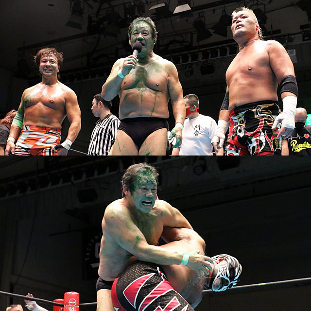 新日本プロレス　グレートムタVSグレートニタ　妖忍魔界決闘 新日本プロレス グレートムタVSグレートニタ 妖忍魔界決闘 見つから