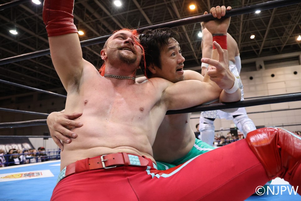 11/29【新日本】毘沙門呆然…YOSHI-HASHI料理でゼイン&田口がWTL2