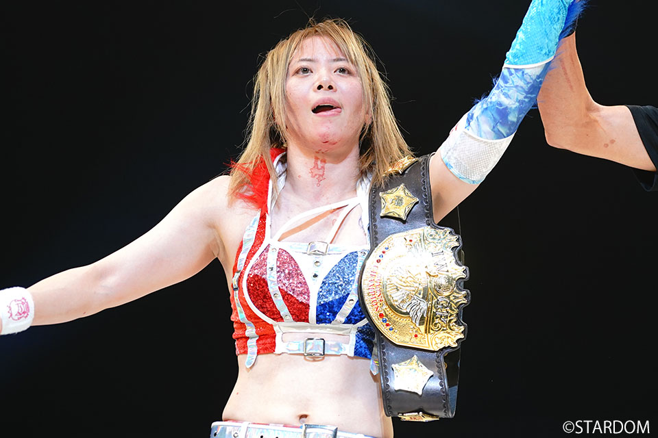 3/17【スターダム】4・27横アリでIWGP女子王座戦「岩谷vs朱里