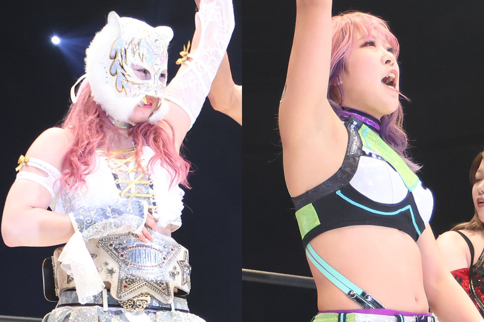 カードファイト!! ヴァンガード スターダム 女子プロレス 上谷沙弥 中野たむ スターダム】上谷沙弥が中野たむとの「敗者引退マッチ」制す！涙